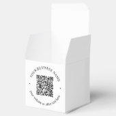 Ihr hochgeladener QR-Code Plus bearbeitbarer Circl Geschenkschachtel (Geöffnet)