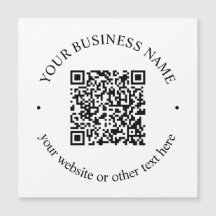 Ihr hochgeladener QR-Code Plus bearbeitbarer Circl