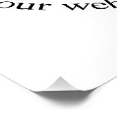 Ihr hochgeladener QR-Code Plus bearbeitbarer Circl Poster (Ecke)