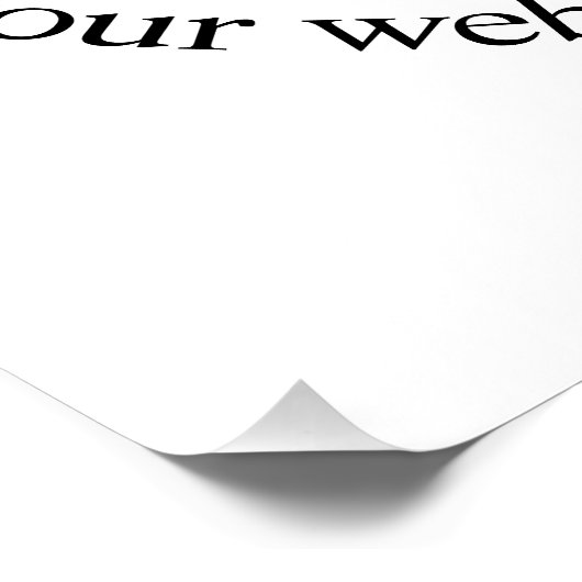 Ihr hochgeladener QR-Code Plus bearbeitbarer Circl Poster (Ecke)