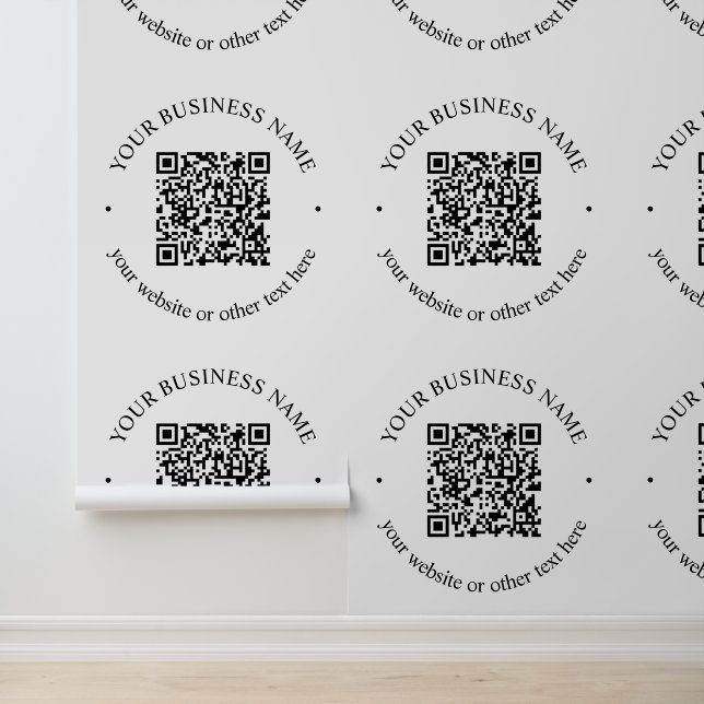 Ihr hochgeladener QR-Code Plus bearbeitbarer Circl Tapete (Anwendung)