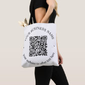 Ihr hochgeladener QR-Code Plus bearbeitbarer Circl Tasche (Von Nahem)