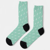 Ihr hochgeladenes Bild oder Logo gekachelt | Hell- Socken (Linkes Detail)