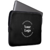 Ihr hochgeladenes Firmenlogo oder anderes Design Laptopschutzhülle (Vorne Rechts)