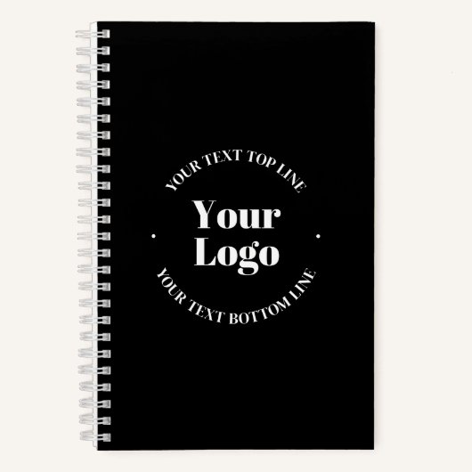 Ihr hochgeladenes Firmenlogo oder anderes Design Notizblock (Vorderseite)