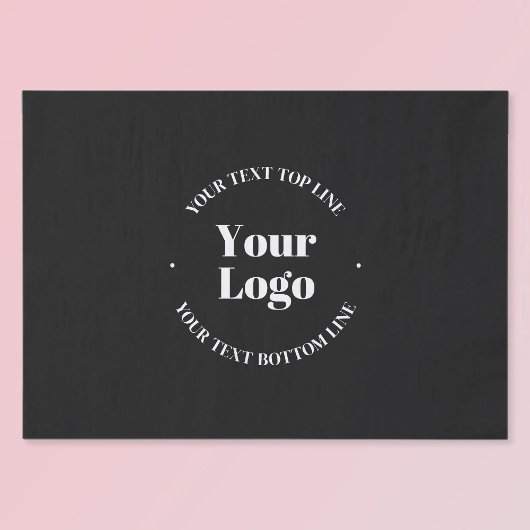 Ihr hochgeladenes Firmenlogo oder anderes Design Seidenpapier