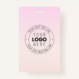 Ihr hochgeladenes Logo | Editierbarer Circle Text Ausweis