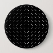 Ihr hochgeladenes Logo oder Bild | Modernes Muster Button (Vorderseite)