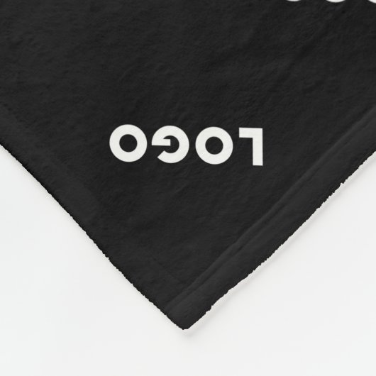Ihr hochgeladenes Logo oder Bild | Modernes Patten Fleecedecke (Ecke)
