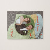 Ihr Hochzeitliches Foto Niedliche Waldkörnvögel Puzzle (Horizontal)