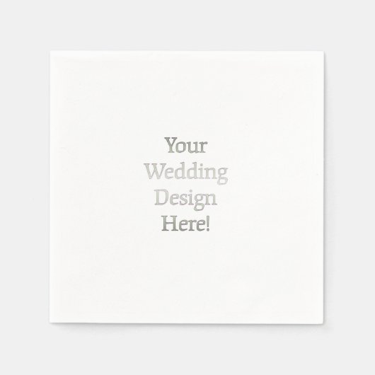 Ihr Hochzeitsdesign Serviette (Vorderseite)