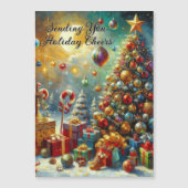 Ihr Holiday Cheers senden Magnetkarte (Vorderseite)