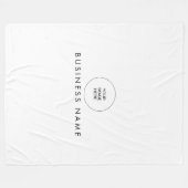 Ihr Hotel Hostel Motel Logo hier Stilvoll einfach Fleecedecke (Vorderseite (Horizontal))