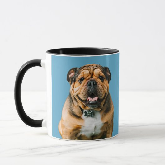 Ihr Hund Foto benutzerdefinierte Farbe Niedliche G Tasse (Links)