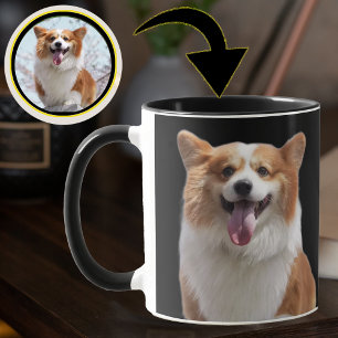 Ihr Hund Foto benutzerdefinierte Farbe Niedliche G Tasse