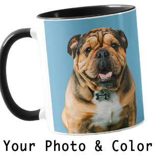 Ihr Hund Foto benutzerdefinierte Farbe Niedliche G Tasse