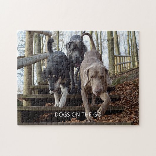 Ihr Hund Foto für Hunde Puzzle (Horizontal)