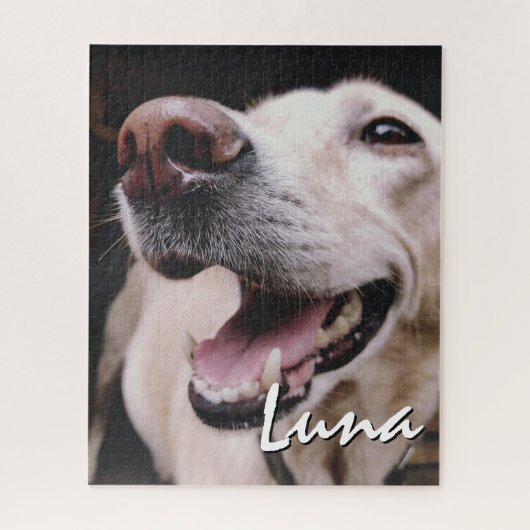Ihr Hund Foto Personalisiert Name Hund Mama Puzzle (Vertikal)