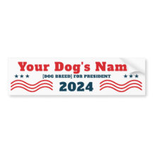 Ihr Hund für Präsident 2024 Funny Patriotic
