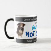 Ihr Hund ist nicht online - albern übersetzt Deuts Verwandlungstasse (Links)