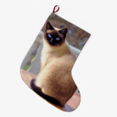 Ihr Hund, Katze oder Haustier Foto Weihnachten Großer Weihnachtsstrumpf (Vorderansicht (hängend))