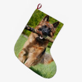 Ihr Hund, Katze oder Haustier Foto Weihnachten Großer Weihnachtsstrumpf (Vorderansicht (hängend))