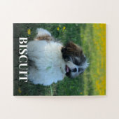 Ihr Hund Name Foto Custom Welpe Puzzle (Horizontal)