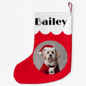 Ihr Hund Weihnachtshunde Weihnachtsgeschenk Kleiner Weihnachtsstrumpf (Rückseite)