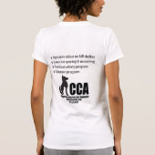 Ihr Hund wissen nicht SITZEN! T-Shirt (Rückseite)