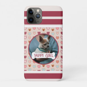 Ihr Hunde-Foto-Valentinstag-Herz-iPhone 11 Pro-Hül Case-Mate iPhone Hülle