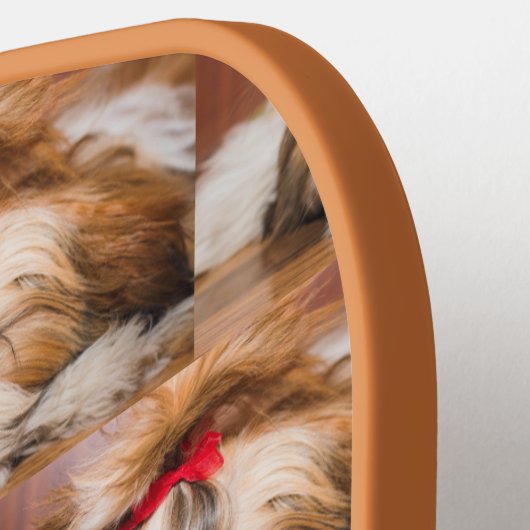 Ihr Hundewelpe, kundenspezifisches Foto Monogram Pickleball Schläger (Linke Seite)