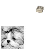 Ihr Hundewelpen-Foto Gummistempel (Stempel)
