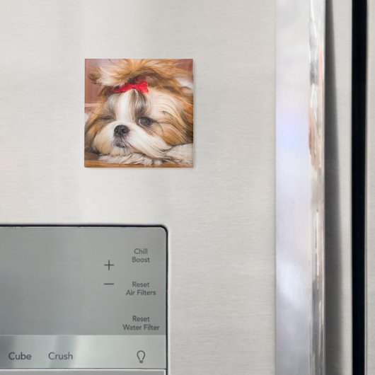 Ihr Hundewelpen-Foto Magnet (In Situ (Kühlschrank))