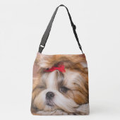 Ihr Hundewelpen-Foto Tragetaschen Mit Langen Trägern (Rückseite)