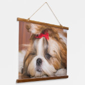 Ihr Hundewelpen, Foto Wandteppich Mit Holzrahmen (Gewinkelt)