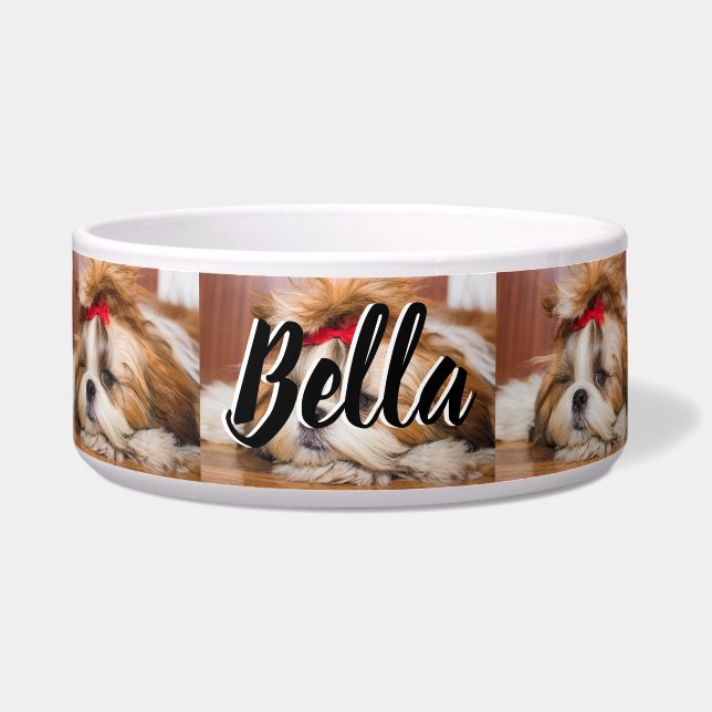 Ihr Hundewelpen für Haustiere und Name des Fotos Napf (Vorderseite)