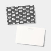 Ihr Image-Design oder Ihr Business-Logo | Grau Ausweis (Vorder- & Rückseite)