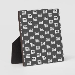 Ihr Image-Design oder Ihr Business-Logo   Grau Fotoplatte