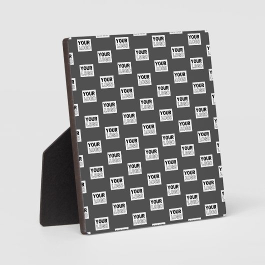 Ihr Image-Design oder Ihr Business-Logo | Grau Fotoplatte (Vorderseite)