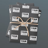 Ihr Image-Design oder Ihr Business-Logo | Grau Geschenkpapier Set