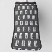 Ihr Image-Design oder Ihr Business-Logo | Grau Golf Headcover (Rotieren 90)