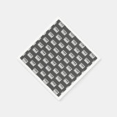 Ihr Image-Design oder Ihr Business-Logo | Grau Serviette (Ecke)