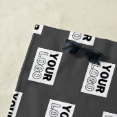 Ihr Image-Design oder Ihr Business-Logo | Grau Strandtuch (Beispiel)