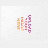 Ihr Image-Foto-Blank Fleecedecke (Vorderseite (Horizontal))