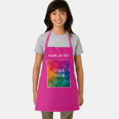 Ihr Image Foto Pink Hinzufügen Text oder Name Kind Schürze (Insitu)
