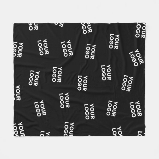 Ihr Image, Ihr Geschäftslogo oder ein anderes Desi Fleecedecke (Vorderseite (Horizontal))