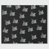 Ihr Image, Ihr Geschäftslogo oder ein anderes Desi Geschenkpapier (Flach)