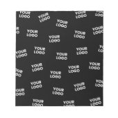 Ihr Image, Ihr Geschäftslogo oder ein anderes Desi Notizblock (Vorderseite)