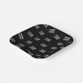 Ihr Image, Ihr Geschäftslogo oder ein anderes Desi Pappteller (Gewinkelt)