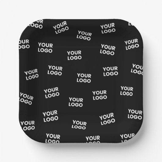 Ihr Image, Ihr Geschäftslogo oder ein anderes Desi Pappteller (Vorderseite)